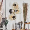 Gastor Lampada a sfera, Applique Oro, Nero, 3-Luci