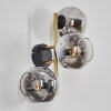 Ripoll Lampada a sfera, Applique Oro, Nero, 3-Luci
