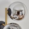 Gastor Lampada a sfera, Applique 42 cm Oro, Nero, 3-Luci