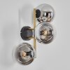 Gastor Lampada a sfera, Applique 42 cm Oro, Nero, 3-Luci