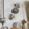 Gastor Lampada a sfera, Applique 42 cm Oro, Nero, 3-Luci