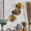 Koyoto Lampada a sfera, Applique 30 cm Oro, Nero, 3-Luci