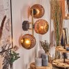 Ripoll Lampada a sfera, Applique Oro, Nero, 3-Luci