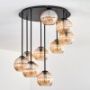 Koyoto Plafoniera, Lampada a sfera 57 cm Ambrato, 9-Luci