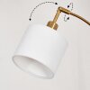 Bassagoda Lampada da terra Ottone, Nero, 3-Luci