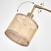 Sabadim Lampada da terra Ottone, Nero, 3-Luci