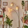 Cavaca Lampada da terra Ottone, Nero, 3-Luci