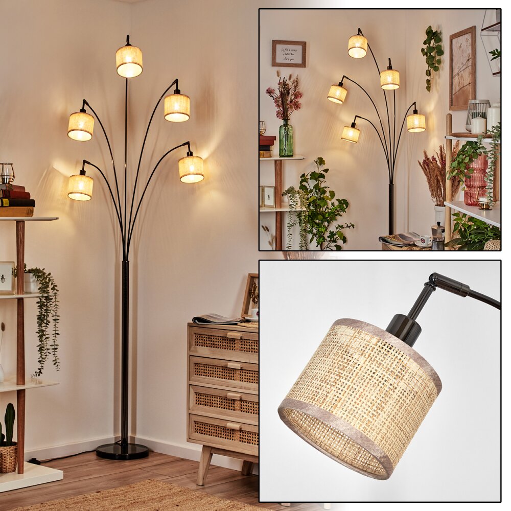Sabadim Lampada da terra Cromo, Nero, 5-Luci main product photo