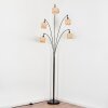 Cavaca Lampada da terra Cromo, Nero, 5-Luci