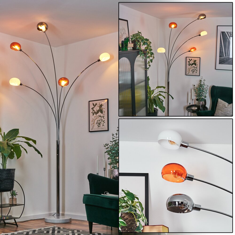 Nikkala Lampada da terra Cromo, Bianco, 5-Luci main product photo