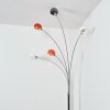 Nikkala Lampada da terra Cromo, Bianco, 5-Luci