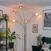 Nikkala Lampada da terra Cromo, Bianco, 5-Luci