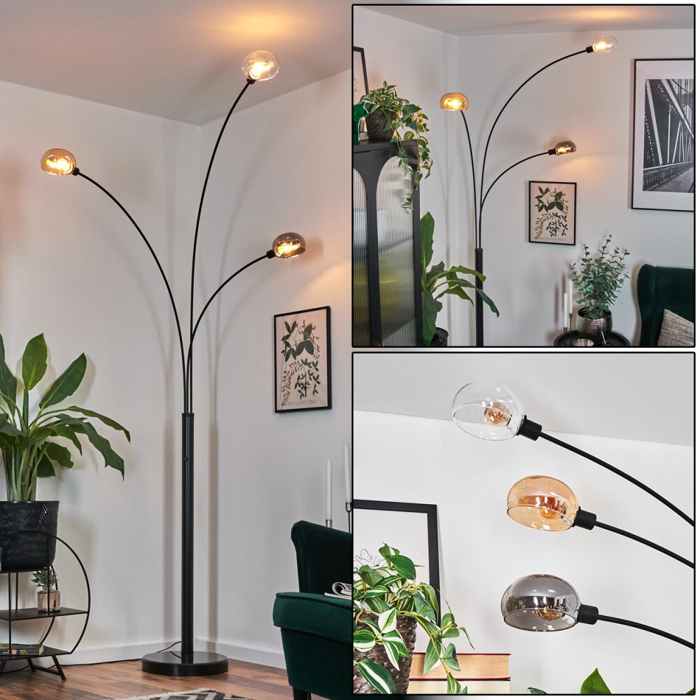 Nikkala Lampada da terra Nero, 3-Luci main product photo
