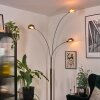 Nikkala Lampada da terra Cromo, Bianco, 3-Luci