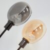 Nikkala Lampada da terra Cromo, Nero, 3-Luci