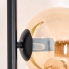 Koyoto Lampada da terra 31 cm Ambrato, Cromo, Grigio fumo, 5-Luci