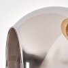 Koyoto Lampada da terra 31 cm Ambrato, Cromo, Grigio fumo, 5-Luci