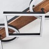 Cascada Plafoniera LED Marrone, Aspetto del legno, Nero, 1-Luce