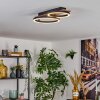 Cascada Plafoniera LED Marrone, Aspetto del legno, Nero, 1-Luce