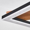 Tavon Plafoniera LED Legno scuro, Nero, 1-Luce