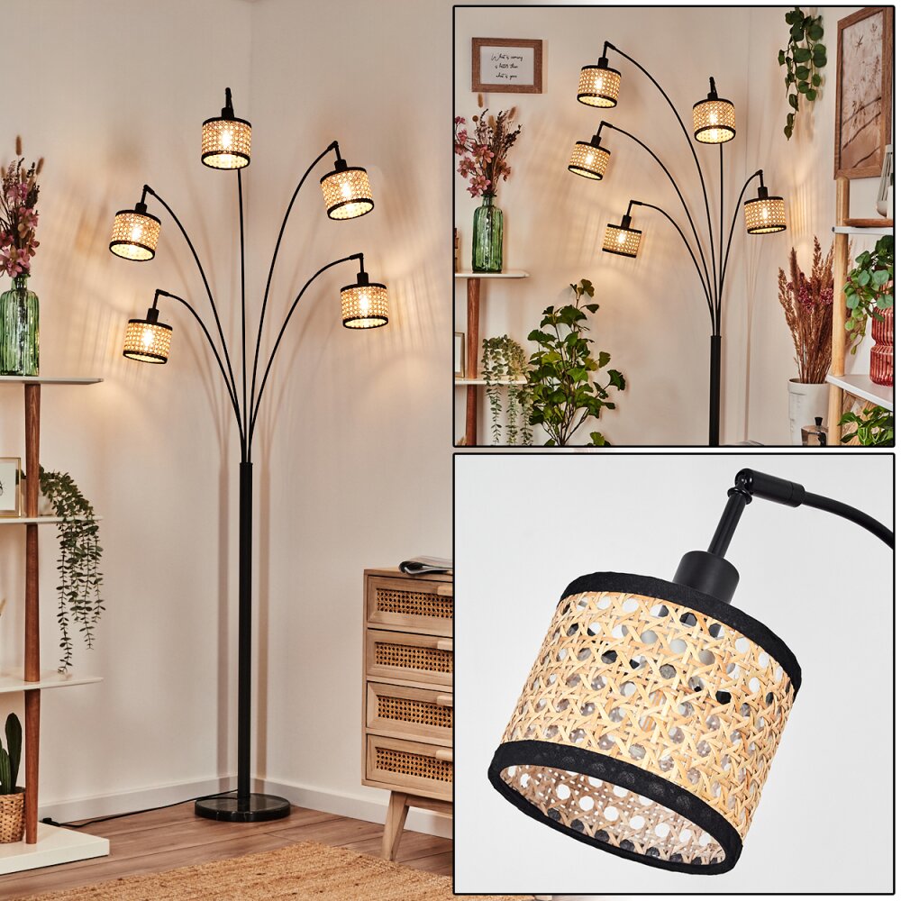 Ramila Lampada da terra Nero, 5-Luci main product photo