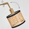 Ramila Lampada da terra Ottone, Nero, 5-Luci