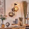 Ripoll Lampada a sfera, Applique Oro, Nero, 3-Luci