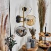 Ripoll Lampada a sfera, Applique Oro, Nero, 3-Luci