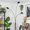 Nikkala Lampada da terra Cromo, Nero, 3-Luci