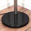 Bassagoda Lampada da terra Nichel opaco, Nero, 3-Luci