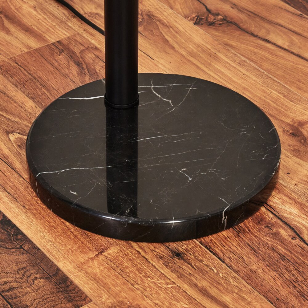 Bassagoda Lampada da terra Nero, 5-Luci