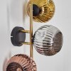 Ripoll Lampada a sfera, Applique Oro, Nero, 3-Luci