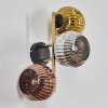 Ripoll Lampada a sfera, Applique Oro, Nero, 3-Luci