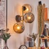Ripoll Lampada a sfera, Applique Oro, Nero, 3-Luci