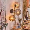 Ripoll Lampada a sfera, Applique Oro, Nero, 3-Luci
