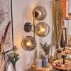 Ripoll Lampada a sfera, Applique Oro, Nero, 3-Luci