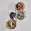Ripoll Lampada a sfera, Applique Oro, Nero, 3-Luci