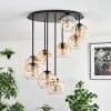 Koyoto Plafoniera, Lampada a sfera 57 cm Ambrato, Chiaro, 9-Luci