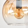Koyoto Plafoniera, Lampada a sfera 57 cm Ambrato, Chiaro, 9-Luci