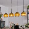 Koyoto Lampadario a sospensione, Lampada a sfera, Lampada a sospensione Oro, Chiaro, 4-Luci
