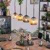 Ripoll Lampadario a sospensione, Lampada a sfera, Lampada a sospensione Ambrato, Chiaro, Grigio fumo, 4-Luci