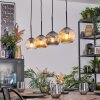 Ripoll Lampadario a sospensione, Lampada a sfera, Lampada a sospensione Ambrato, Chiaro, Grigio fumo, 4-Luci