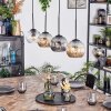 Ripoll Lampadario a sospensione, Lampada a sfera, Lampada a sospensione Ambrato, Chiaro, Grigio fumo, 4-Luci