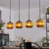 Koyoto Lampadario a sospensione, Lampada a sfera, Lampada a sospensione Oro, 4-Luci