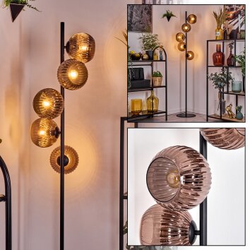 Koyoto Lampada da terra 31 cm Ramato, 5-Luci