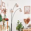 Bassagoda Lampada da terra Nero, 3-Luci