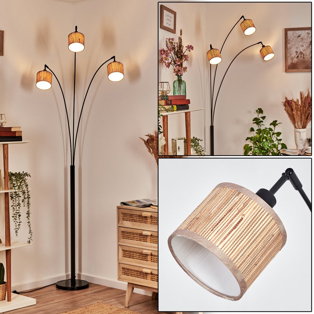 Bongal Lampada da terra Nero, 3-Luci main product photo