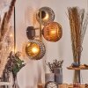 Ripoll Lampada a sfera, Applique Oro, Nero, 3-Luci