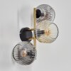 Ripoll Lampada a sfera, Applique Oro, Nero, 3-Luci