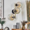 Ripoll Lampada a sfera, Applique Oro, Nero, 3-Luci
